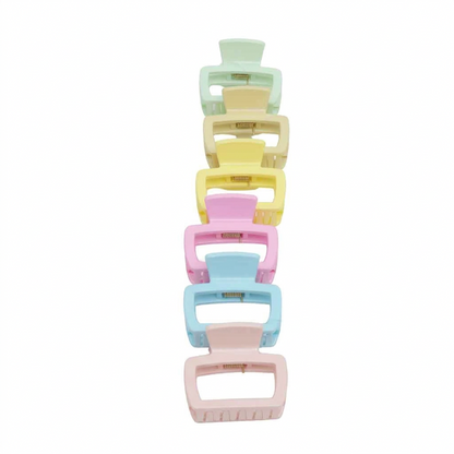 Fashionable Daily Use clutcher & Clips For Girls ( set of 6 )