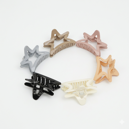 Fashionable Daily Use clutcher & Clips For Girls ( set of 6 )
